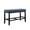 Blue, variant on Roundhill Furniture Biony Fabric Counter Dining Bench with Nailhead Trim Tan