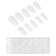 thumbnail image 4 of 10 uñas postizas de cobertura completa con prensado largo tipo ataúd para mujeres y niñas N5342-01, 4 of 14