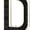 Letter D, variant on Solar LED House Numbers, Light Up Numbers for House, IP65 Waterproof LED Address Numbers, No Drill Installation, Dusk to Dawn Solar Lighted Address Numbers for Outside (Number 4)