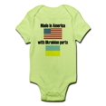 thumbnail image 1 of CafePress - Made In America With Ukrainian Parts Body Suit - Baby Light Bodysuit, 1 of 1