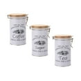thumbnail image 3 of simhoa 3 Pieces Canister Sets for Kitchen Counter Vintage Canisters Set for Kitchen, 3 of 8