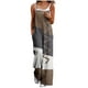 thumbnail image 1 of Trajes de Mujer Casual Suelto Impreso sin Mangas Correa Trasera, Cuello en V con Bolsillos para el Verano Y el Uso Diario, 1 of 6