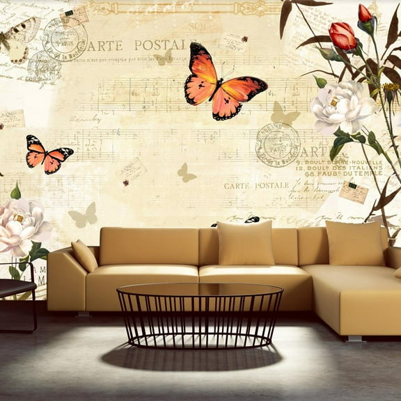 Tiptophomedecor Animal Wallpaper Wall Mural - Melodies Of Butterflies