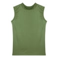 thumbnail image 6 of iiniim Mens Mock Turtleneck T-Shirt Sleeveless Pullover Basic Undershirt Stretch Lightweight Tank Top, 6 of 7