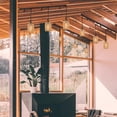 thumbnail image 4 of FSLiving Gimbaled LED Track Light, Adjustable Light Poles J Type Track Lighting Modern Twine Natural Rattan, E26 Socket Track Mount for Dinning Table Top Sloped Ceiling, 4 of 8