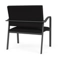 thumbnail image 3 of Newport Reception Waiting 18.5" Bariatric Chair / Charcoal Steel / Black, 3 of 5