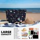 thumbnail image 5 of Disketp Galaxy2 Bolsa de Playa de Gran Capacidad, Bolso Impermeable y a Prueba de Arena para Mujer, Ideal para Playa, Piscina y Natación, 5 of 7