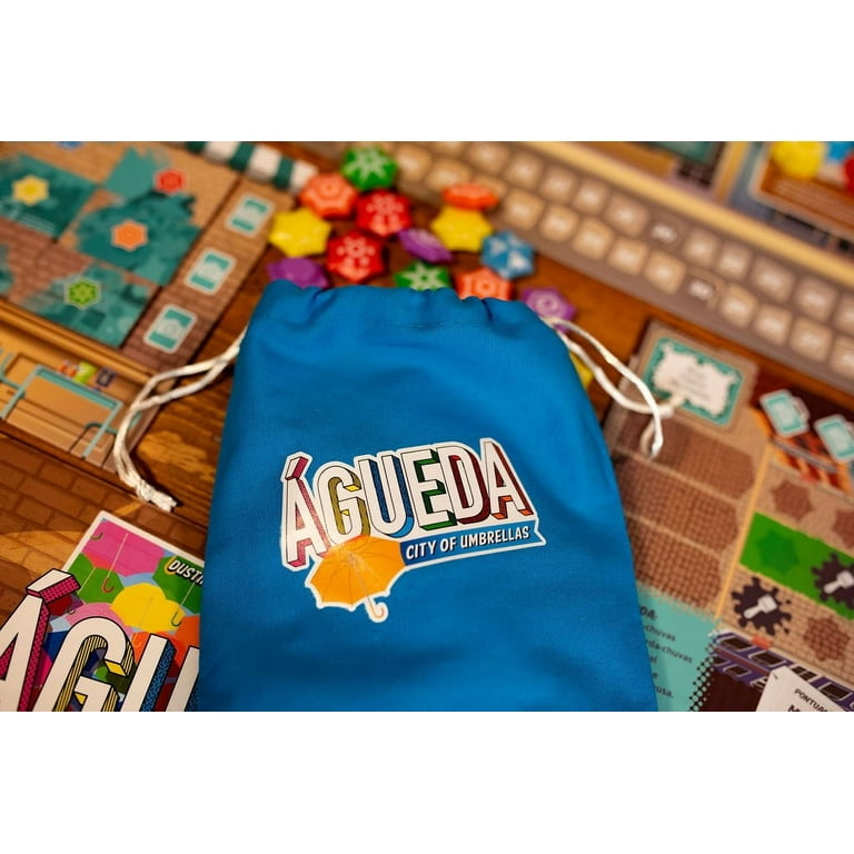 Águeda: City of Umbrellas, Strategy Board Game for 1 to 5 Players and Ages 10+ - 25th Century Games Águeda: City of Umbrellas, Strategy Board Game for 1 to 5 Players and Ages 10+ - 25th Century Games