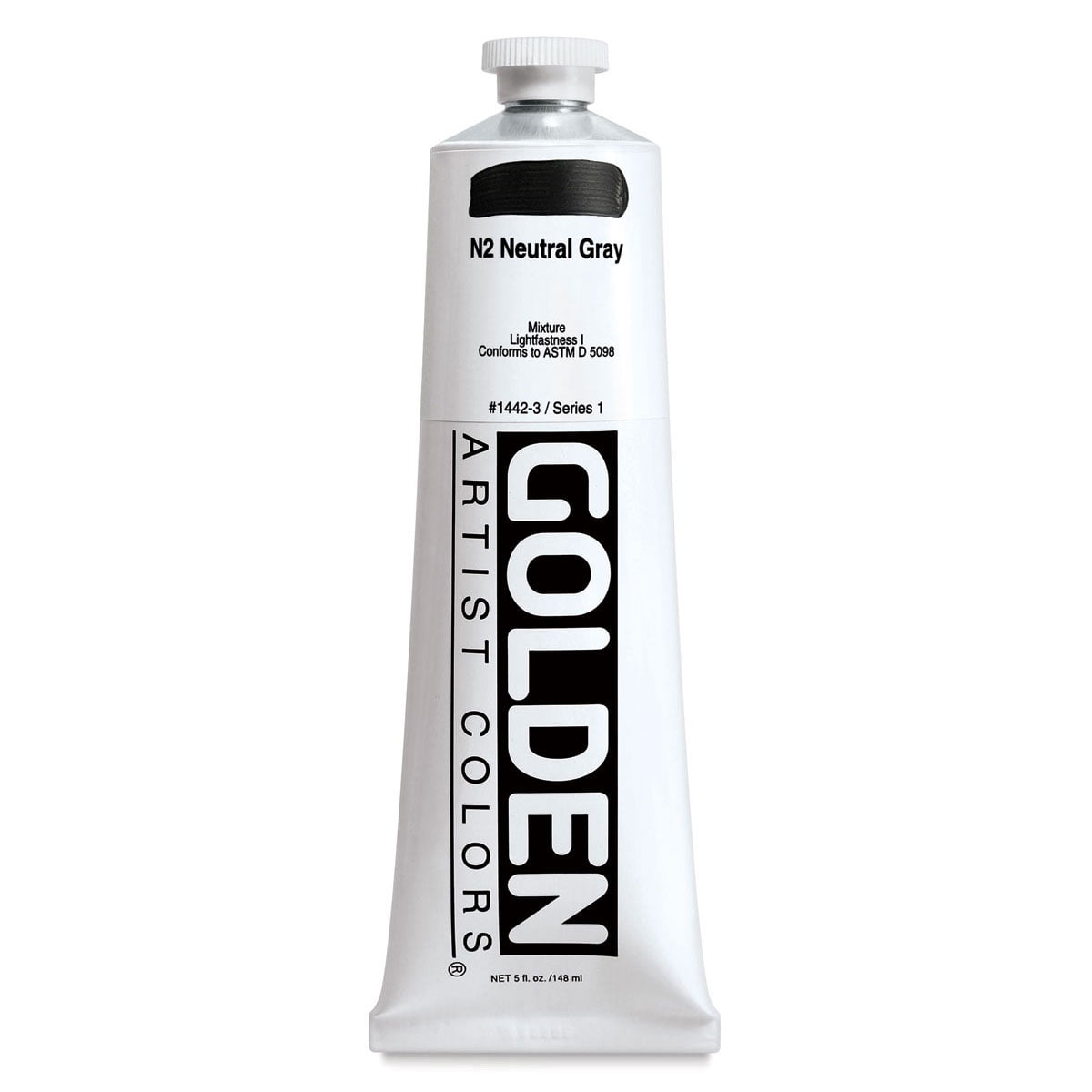 Golden - Heavy Body Acrylic - 5 oz. Tube - Neutral Gray 2