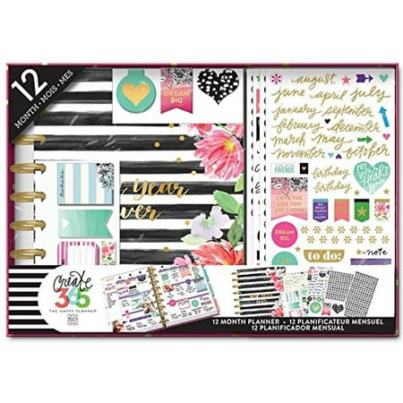 The Happy Planner 12 Month Undated Box Kit, Classic Best Year Ever
