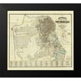 thumbnail image 2 of Bancroft, A.L. 16x15 Black Modern Framed Museum Art Print Titled - Official Guide Map of City and County of San Francisco, 1873, 2 of 5