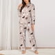 thumbnail image 2 of Balery Funny Chicken Conjunto de Pijama con Estampado para Mujer, Conjunto de Dos Piezas con Manga Larga, Ropa de Dormir Suave con Bolsillos, Pijamas Cómodos-X-Large, 2 of 7