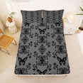 thumbnail image 5 of Erosebridal Vintage Bohemian Damask Bed Sheets,Boho Exotic Style King Sheets For Boys Girls 4 Pieces, 5 of 6