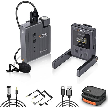 Finydr BoomX-U1 Wireless Lavalier Microphone, DSLR Wireless Mic with
