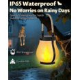thumbnail image 5 of Solar Lantern Outdoor Lights, Dancing Flame Solar Lantern Outdoor Lights, Hemp Rope Hanging Flame Lamp, for Camping Pathway Garden Yard Decor, 5 of 5