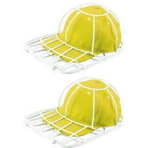 2 Ballcap Cap Washer, Baseball Hat Cleaner, Shaper Protector Cage, Ball Cap Form for Washing Machine Dishwasher Closet Hanger Organizer