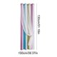 thumbnail image 3 of CREATITOY 39.4x51.2In Gradient Stripe Double-Layer Blackout Curtain Home Decor, 3 of 6