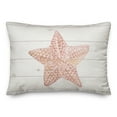thumbnail image 2 of Creative Products Starfish Watercolor Pink 14x20 Spun Poly Pillow, 2 of 3