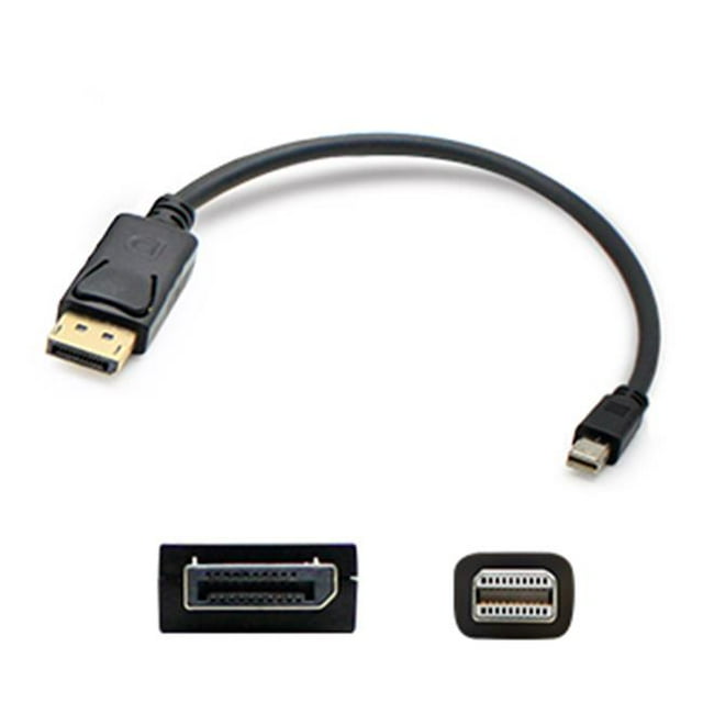 Périphériques Additionnels, L Adaptateur Mini-displayport Mâle vers Displayport Mâle Noir 6 Pieds
