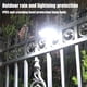 thumbnail image 5 of Solar Lights Outdoor Clip Motion Sensor Lights 2 Modes IP65 Wireless Security For Fence Wall Garage Patio, 5 of 6