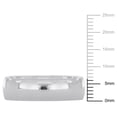 thumbnail image 2 of Everly Men's 14k White Gold Wedding Ring, 2 of 7