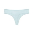 thumbnail image 3 of Nabtos Light Colors Basic Cotton Thongs Women's Plus Panties Female Underwear Pack 6-2XL, 3 of 6