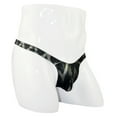 thumbnail image 2 of Relanfenk Swim Shorts for Men Fashion Sretch T-back Micro Thong Briefs Underwear Swimsuit, 2 of 5