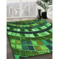 thumbnail image 2 of Ahgly Company Indoor Rectangle Patterned Dark Forest Green Area Rugs, 7' x 9', 2 of 6