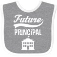 thumbnail image 3 of Inktastic Future School Principal Boys or Girls Baby Bib, 3 of 4
