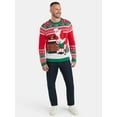 thumbnail image 2 of Men's Golfing Santa Ugly Christmas Sweater from Holiday Time, Midweight, Sizes M-2XL, 2 of 5
