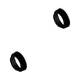 thumbnail image 3 of Injueey Anillo de dosificación de polvo de café Sin deslizamiento Anillos recargables fijos Herramienta de manipulación Negro/51 mm 2Conjunto, 3 of 6