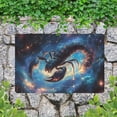 thumbnail image 3 of Scorpio Zodiac Metal Tin Sign, Glowing Scorpion Wall Art Plaque, Nebula Background, Easy to Hang Aluminum Tinplate, 8 x 12 Inches, 3 of 7