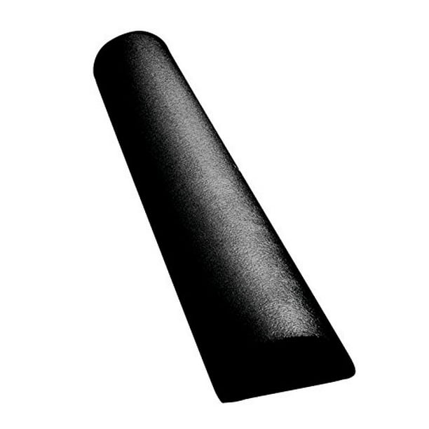 Black Foam Roller High Density Foam Rollers, 6 x 36 Half Round