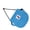 Blue, variant on M Buder Pet Baseball Hat Adjustable Summer Stylish Dog Outdoor Sunbonnet with Ear Holes, Leopard, Size S (5.9 in / 15 cm)