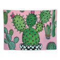 thumbnail image 5 of BCIIG Cactus Polka Dots Tapestry Wall Hanging Unique Style Graphic Tapestries Home Wall Decor Art for Living Room Bedroom Apartment Farmhouse Dorm 40x30inch, 5 of 6