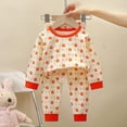 thumbnail image 2 of TOWED22 Toddler Baby Boy Clothes 6 12 18 24 Months 2T 3T 4T 5T 6T Outfits Print Sweatshirt Pullovers Pants Set Fall Winter Size:3-4 Y,Color:Red, 2 of 6