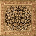 thumbnail image 1 of Ahgly Company Indoor Square Persian Brown Traditional Area Rugs, 8' Square, 1 of 4