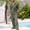 Set-A137Army Green, variant on Gamivast Casual Mens Summer Outfit Stand Collar Button Down Shirt and Trousers Set Linen Texture Suit for Beach Wedding Vacation Daily Lounge Wear