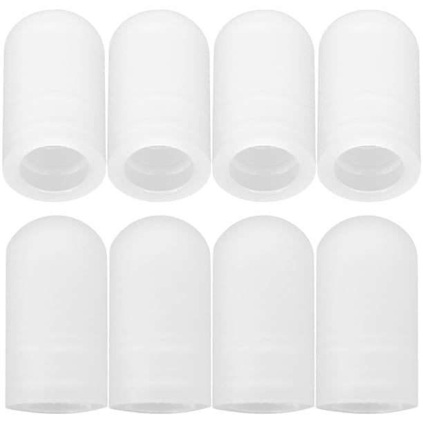 10 Uds. Puntas silenciosas de tambor, tapas de baquetas de silicona, puntas silenciosas, puntas de práctica de tambor