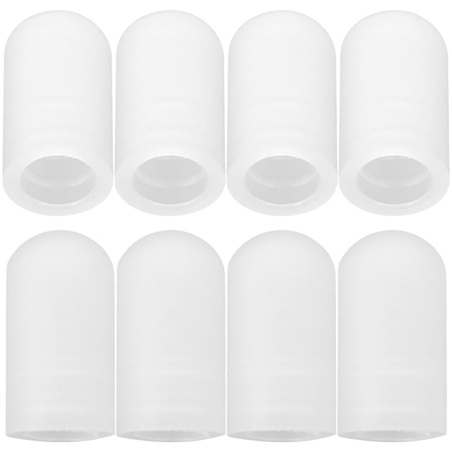 10pcs Drum Mute Tips Drumstick Caps Silicone Drumstick Silent Tips Drum Practice Tips