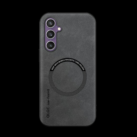 for Samsung Galaxy A17 5G Case Magnetic, Compatible with Magsafe & Car Mount Slim Fit Shockproof Anti-Scratch Bumper Drop Protection Phone Case for Samsung Galaxy A17 5G, Gray