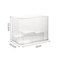 thumbnail image 2 of Caja ciega, soporte de exhibición de almacenamiento, acrílico transparente, a prueba de polvo, vitrina de decoración hecha a mano, caja de exhibición de burbujas, 2 of 6