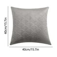 thumbnail image 3 of Lilixerw 15.7 x 15.7 Inch Decorative Throw Pillow Covers,Velvet Pillow Cover Soft Pillowcase for Sofa, 3 of 6