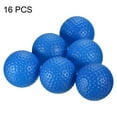 thumbnail image 3 of Uxcell Plastic 41mm Hollow Swing Training Golf Practice Ball Blue 16 Pcs, 3 of 5