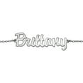 thumbnail image 3 of Personalized Planet Women's Sterling Silver or Gold over Sterling Name Anklet, 3 of 3