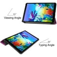 thumbnail image 3 of Smart Case for LG G Pad 5 10.1, Lightweight Smart Trifold Stand Case Cover for LG G Pad 5 10.1 Inches 2019 Release, Models LM-T600L, T600L Purple, 3 of 13