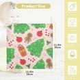 thumbnail image 2 of Dreamtimes 3 PCS Cute Christmas Trees Baby Muslin Washcloths, Cartoon Candy Gingerman Face Towel Burp Cloths Ultra Soft Absorbent Cotton Bath Wipes Towels for Newborn Boys Girls, 2 of 7