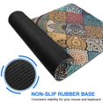 thumbnail image 6 of Long Mouse Pads for Desk,Multicolor Ethnic Geometric Pattern Desk Mats on Top Of Desks, Desk Mouse Pad Extra Large with 3mm Non-Slip Base and Stitched Edge for Gaming,Office,Work,Home 47.3"x23.6", 6 of 6