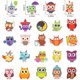 thumbnail image 2 of 160 Pieces Owl Stickers for Kids Owl Waterproof Stickers Owl Wall Decals Wisdom Clever Intelligent Cute Animal Vinyl Stickers for Halloween Water Bott, 2 of 4