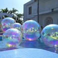 thumbnail image 4 of Yescom 39" Big Shiny Inflatable Mirror Ball Giant Iridescent Reusable Balloon for Large Disco Party Wedding Event Stage Decoration, 4 of 9